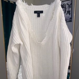 Oversized Distressed Sweater